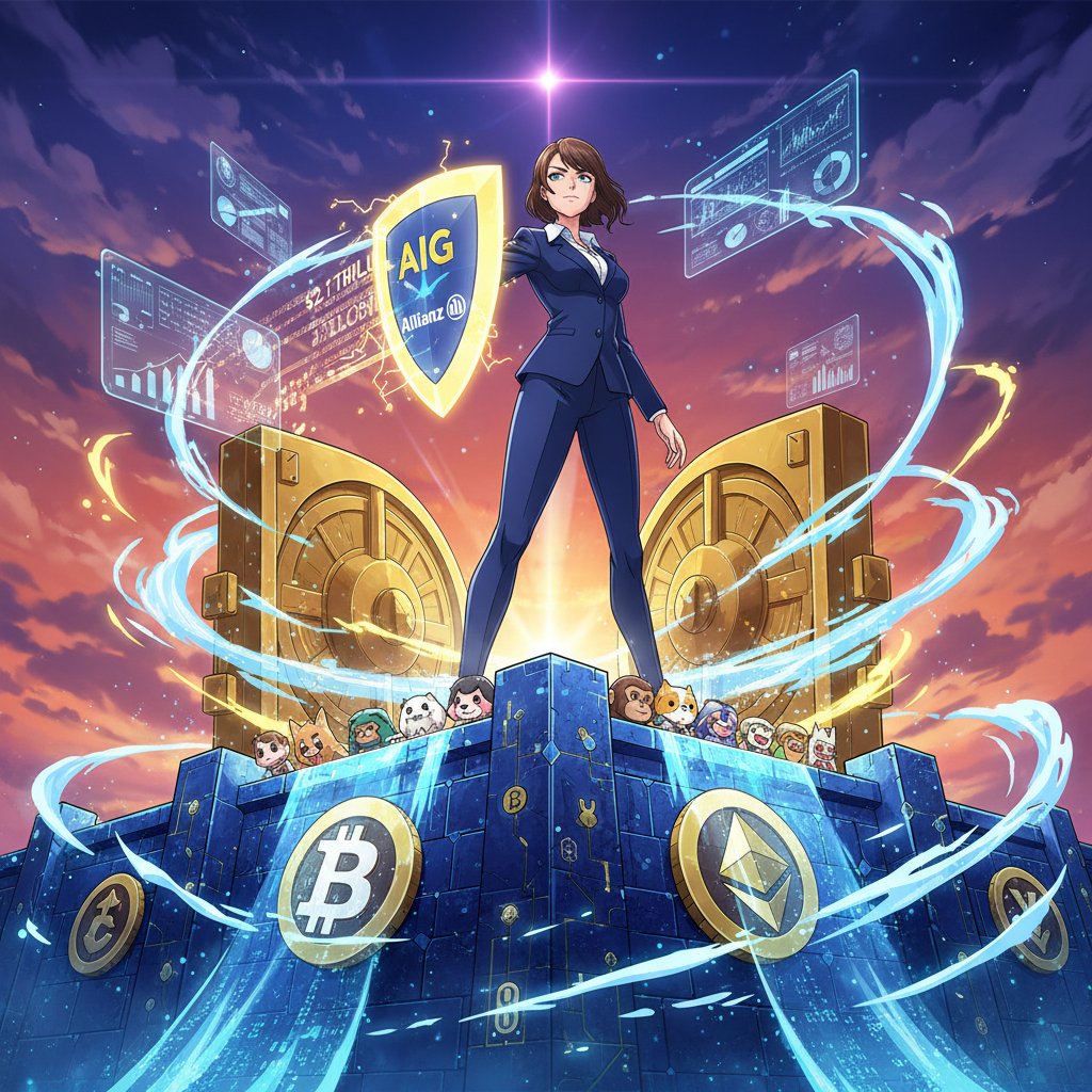 Insurance Giants Deploy $2.1T Crypto Risk Models as AIG, Allianz Enter